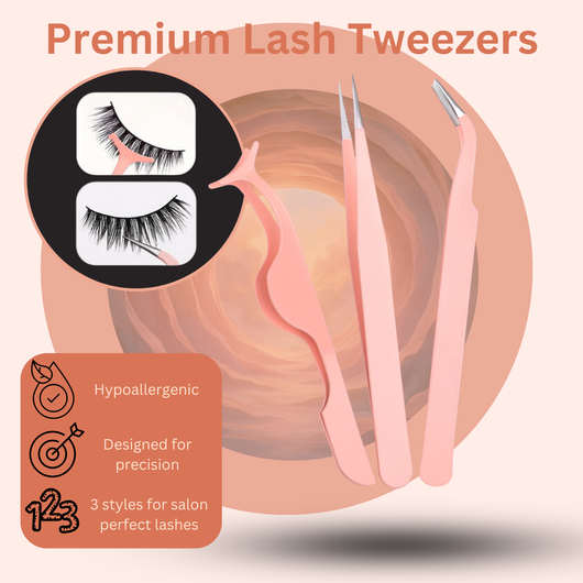 Premium Eyelash Tweezers