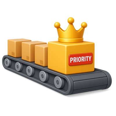 Priority Processing - Jump the Queue