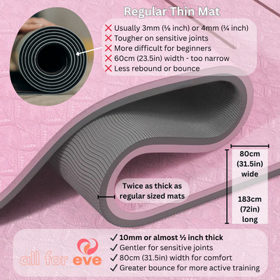 Extra Wide Yoga/Pilates Mat (Bright Edition)