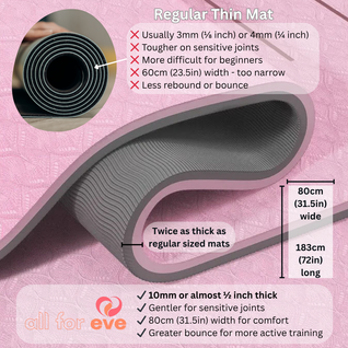 Extra Wide Yoga/Pilates Mat (Bright Edition)